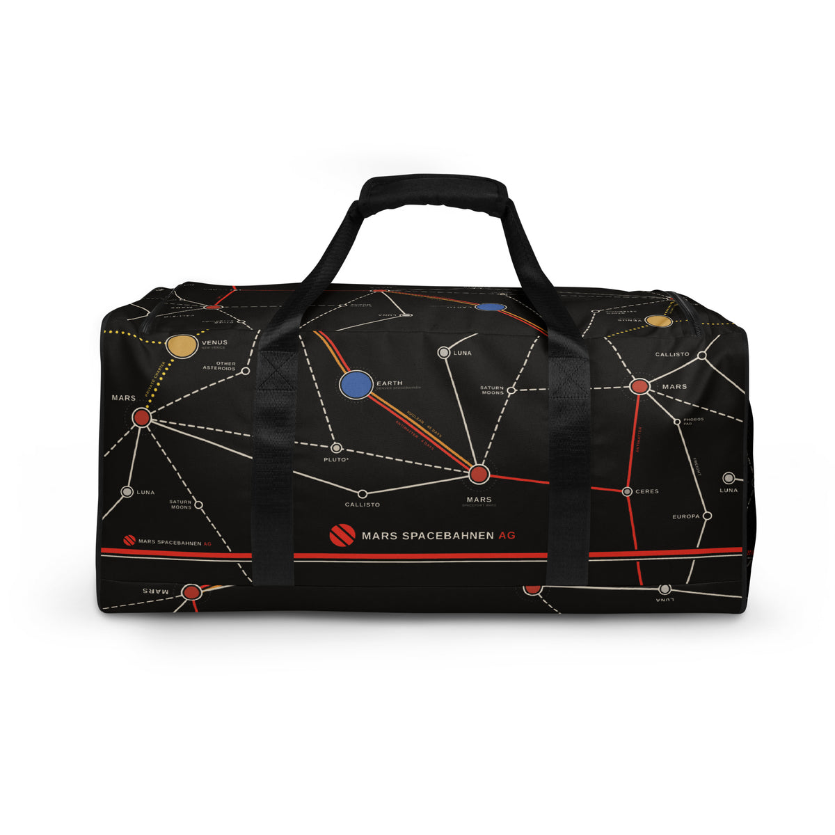 Mars Spacebahnen AG Route Map Duffle, Night, back view