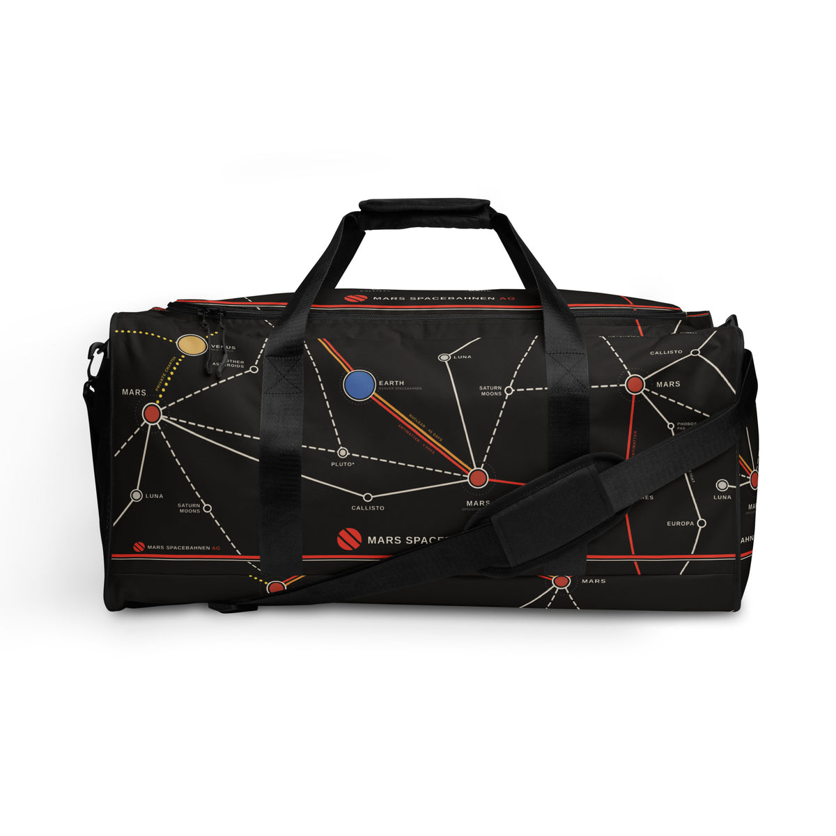 Mars Spacebahnen AG Route Map Duffle, Night, front view