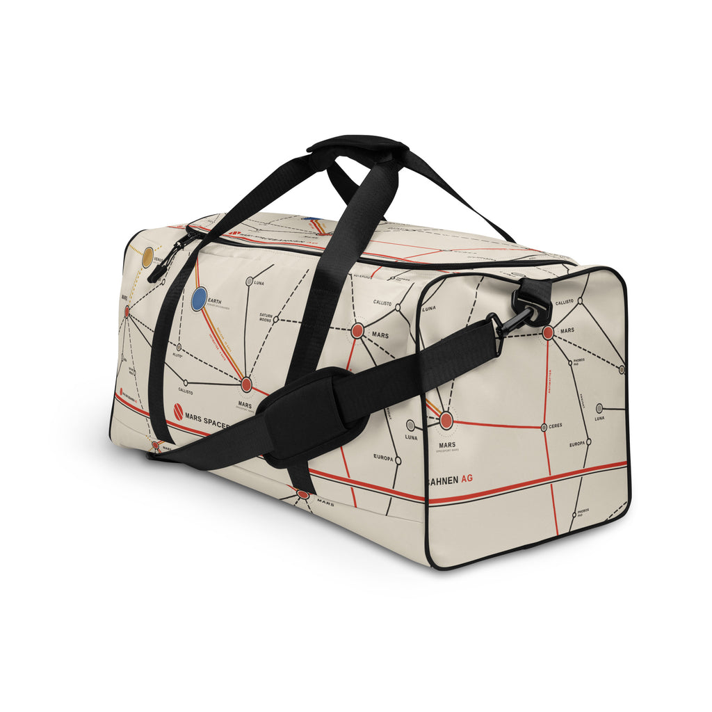 Mars Spacebahnen AG Route Map Duffle, Cream, left front view
