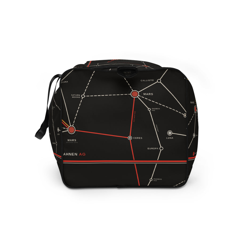 Mars Spacebahnen AG Route Map Duffle, Night, left side view