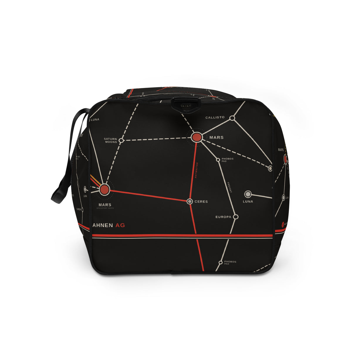 Mars Spacebahnen AG Route Map Duffle, Night, left side view