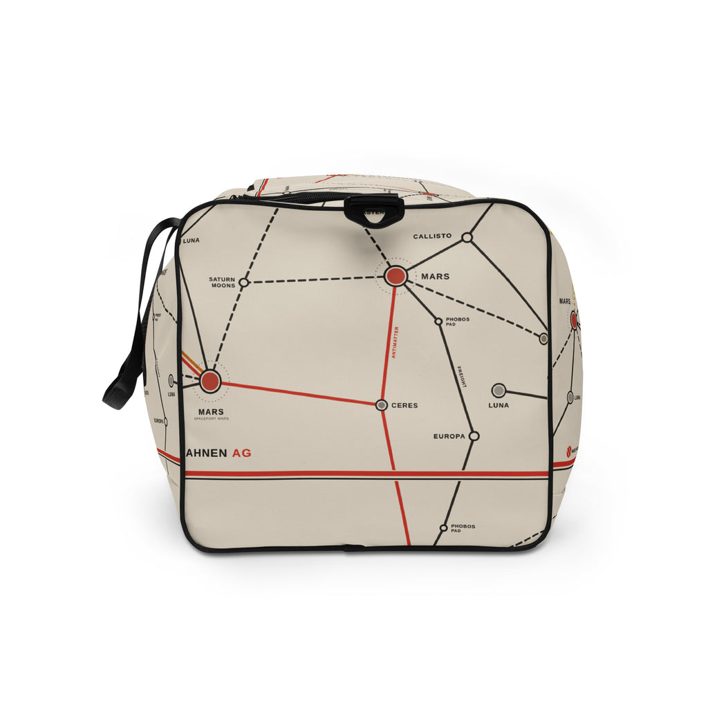 Mars Spacebahnen AG Route Map Duffle, Cream, left side view