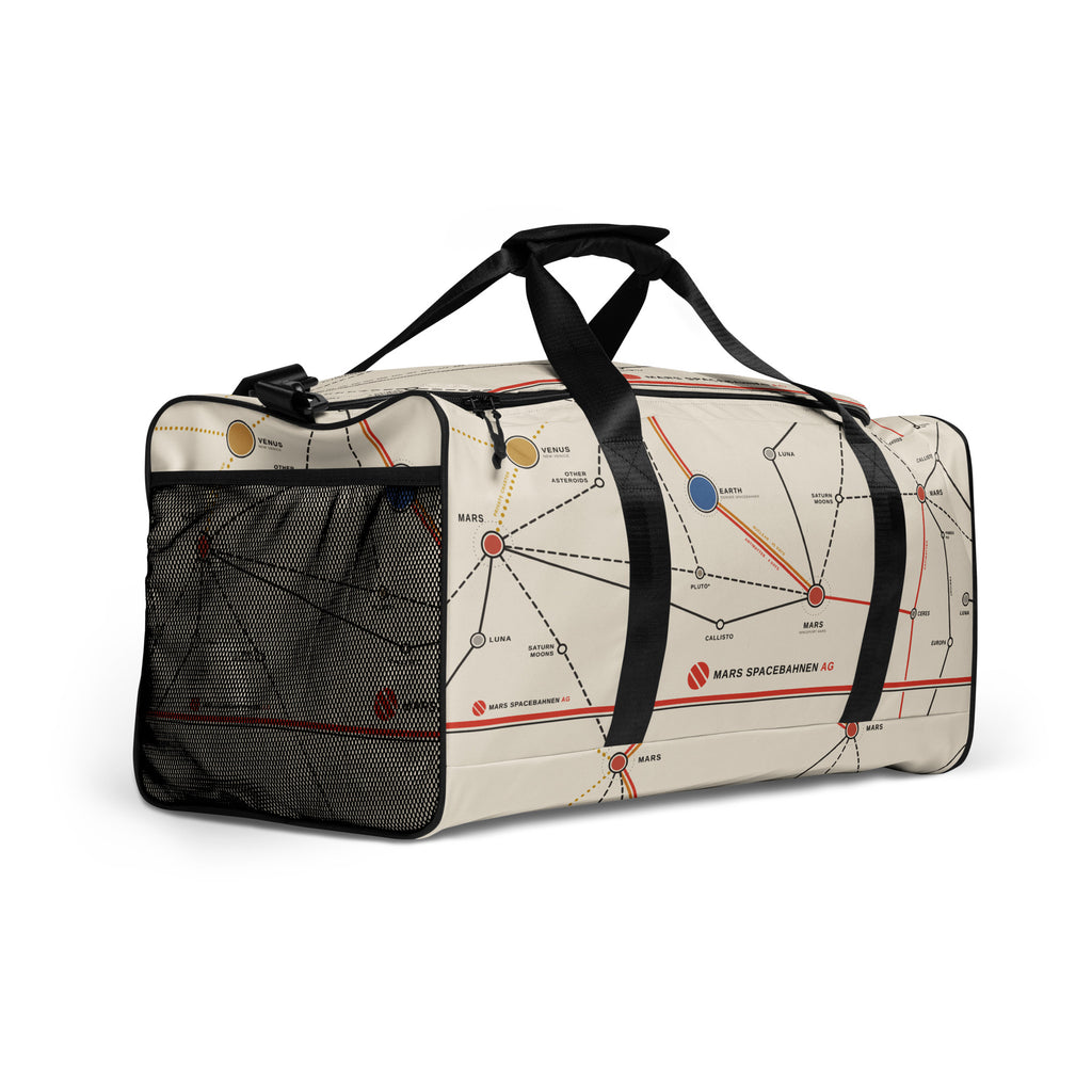 Mars Spacebahnen AG Route Map Duffle, Cream, right front view