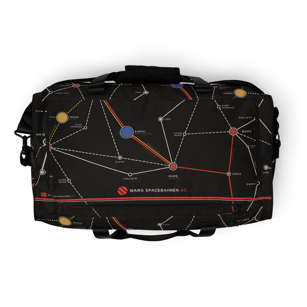 Mars Spacebahnen AG Route Map Duffle, Night, top view