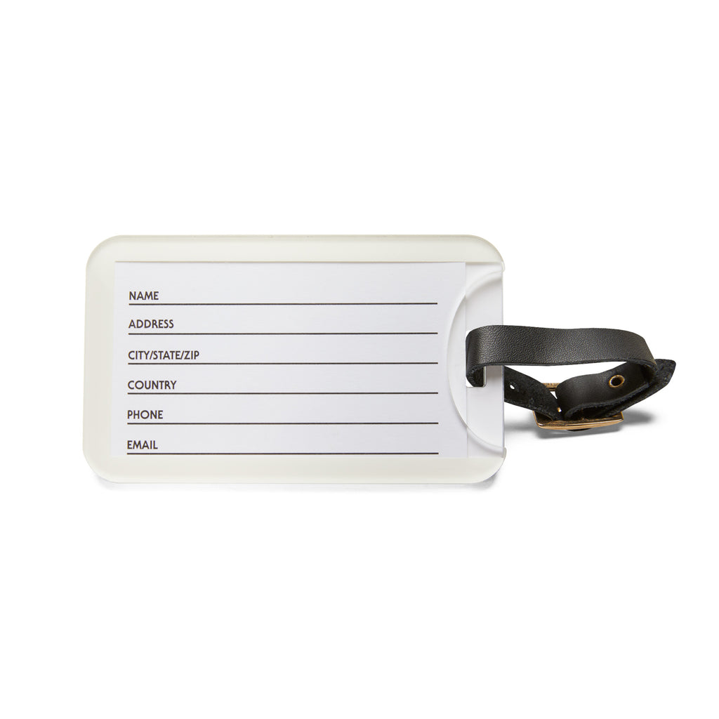 Mars Spacebahnen AG Luggage Tag, back view