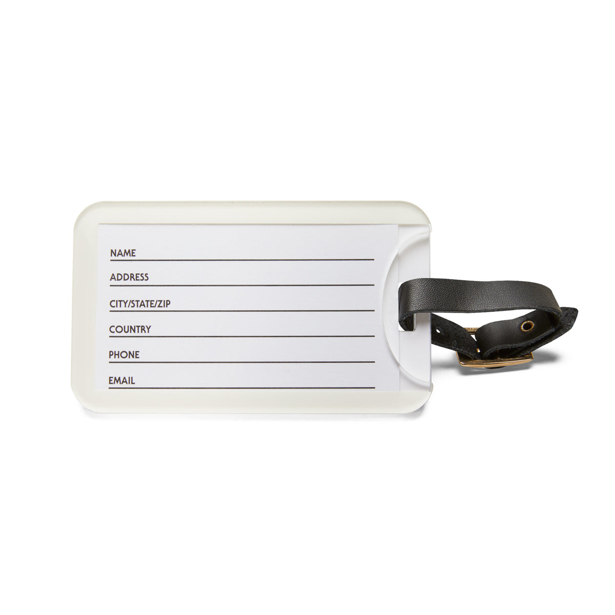 Mars Spacebahnen AG Luggage Tag, back view