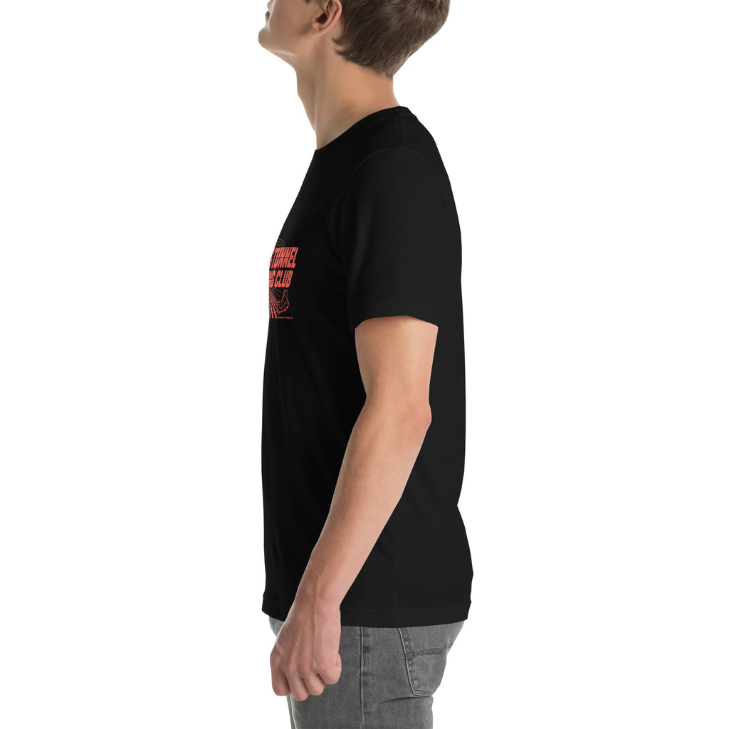 Mars Tunnel Running Club Tee, black, left side view