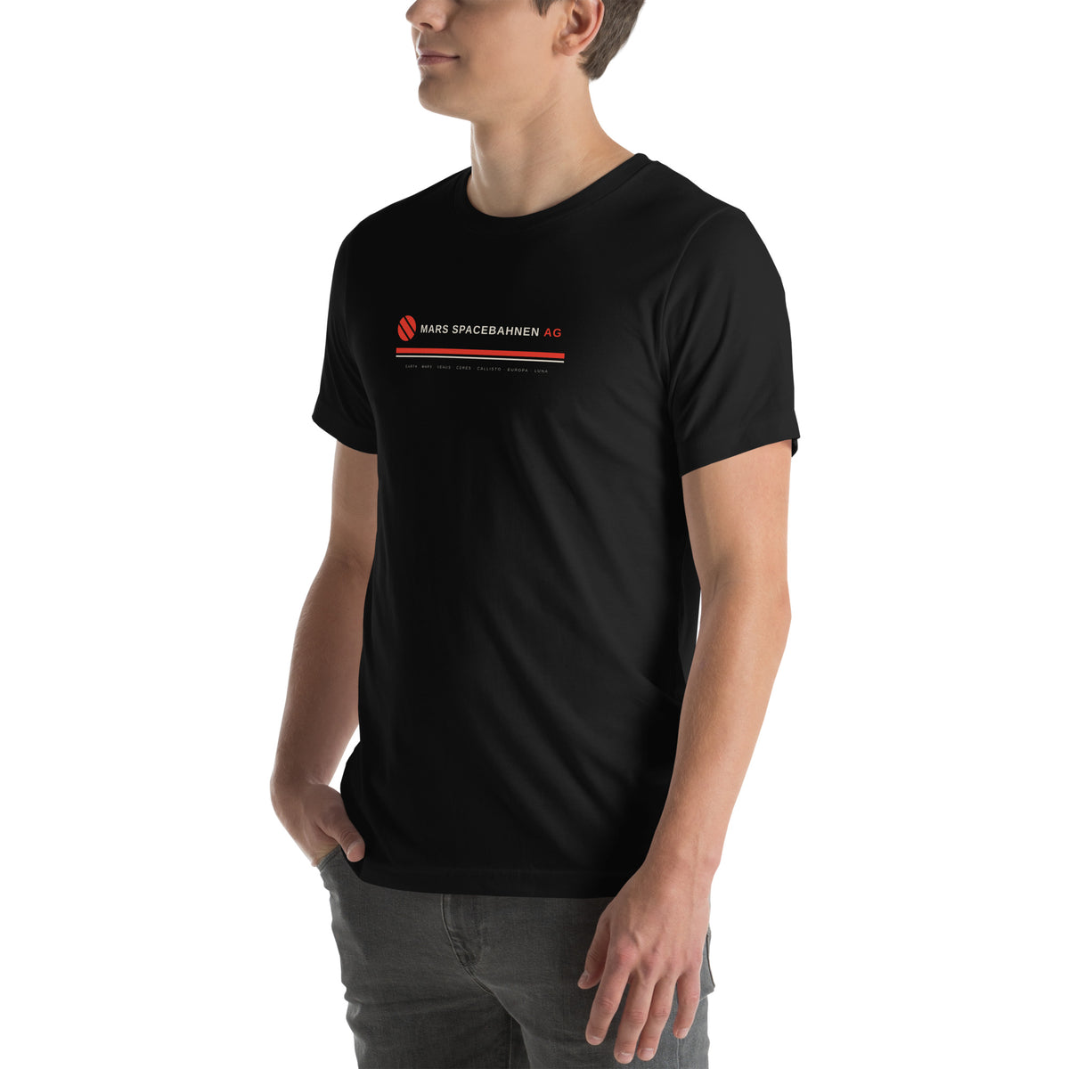 Mars Spacebahnen AG Livery Tee, black, left front view